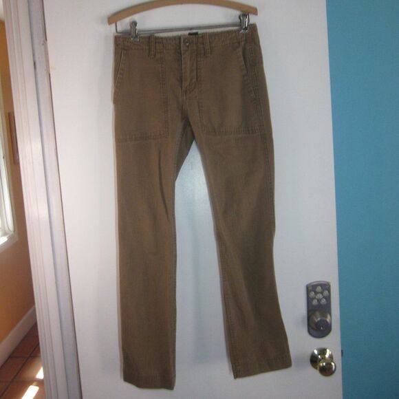 Mens GAP 100% Cotton Slim Fatigue Pant  Size 28 -9" Rise -About 30" Inseam - Picture 1 of 13
